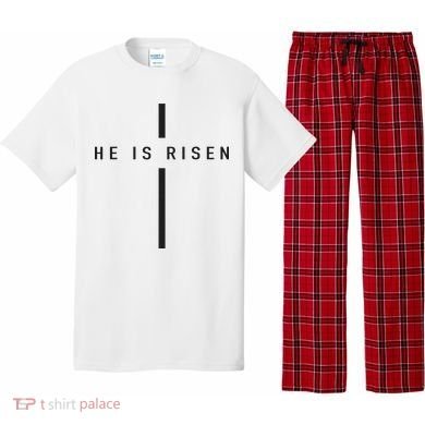 He Is Risen Jesus For Christians Easter Pajama Set