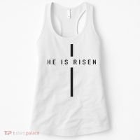 He Is Risen Jesus For Christians Easter Women's Tank Top thumb 0