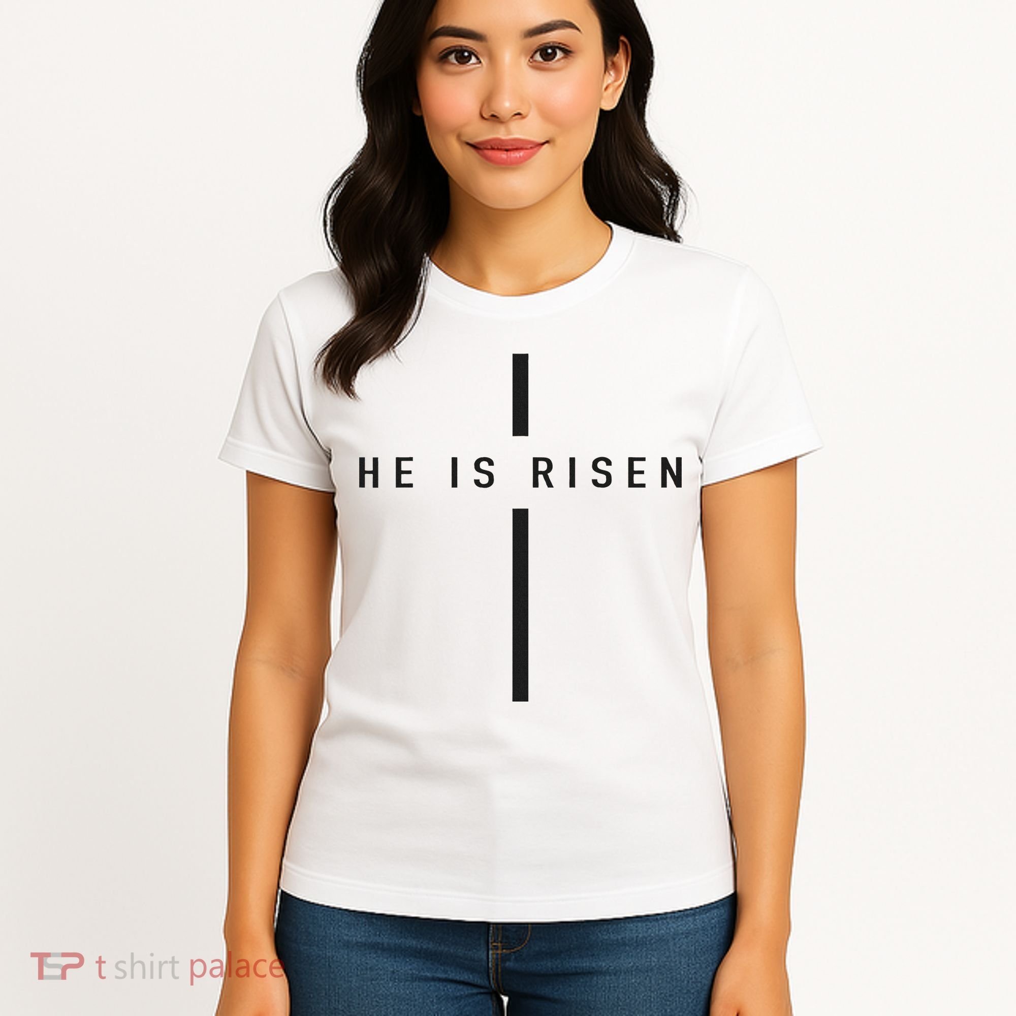 He Is Risen Jesus For Christians Easter Women's T-Shirt
