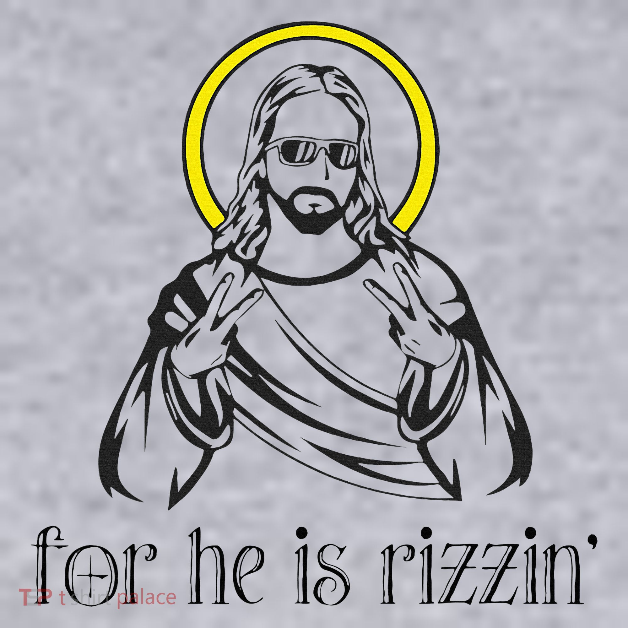 He Is Rizzin Funny Christian Religious Easter Sunday Women's Sweatshirt