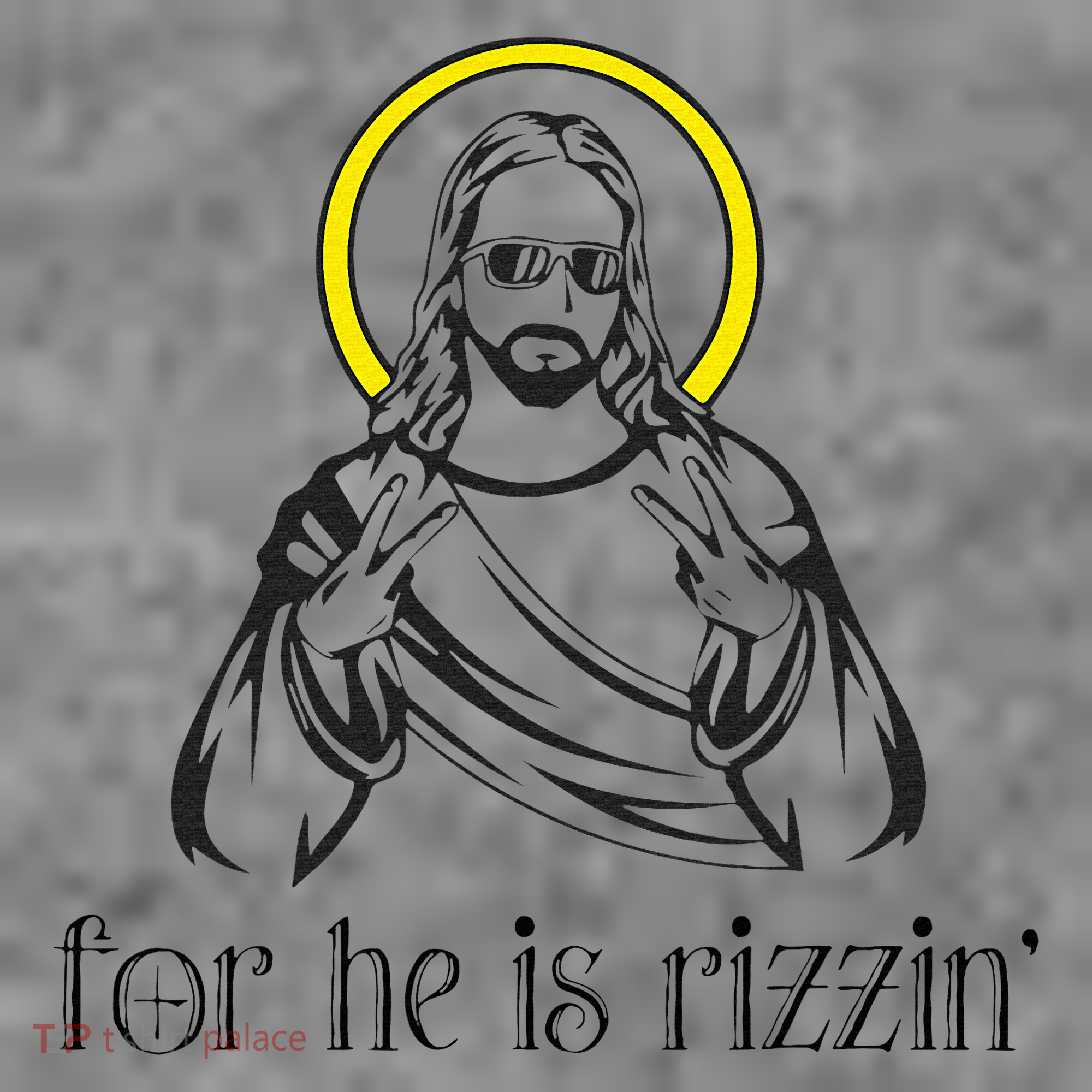 He Is Rizzin Funny Christian Religious Easter Sunday Toddler Hoodie