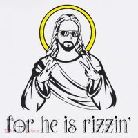 He Is Rizzin Funny Christian Religious Easter Sunday T-Shirt thumb 7