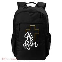 He Is Risen Easter Cross Christian Backpack thumb 0