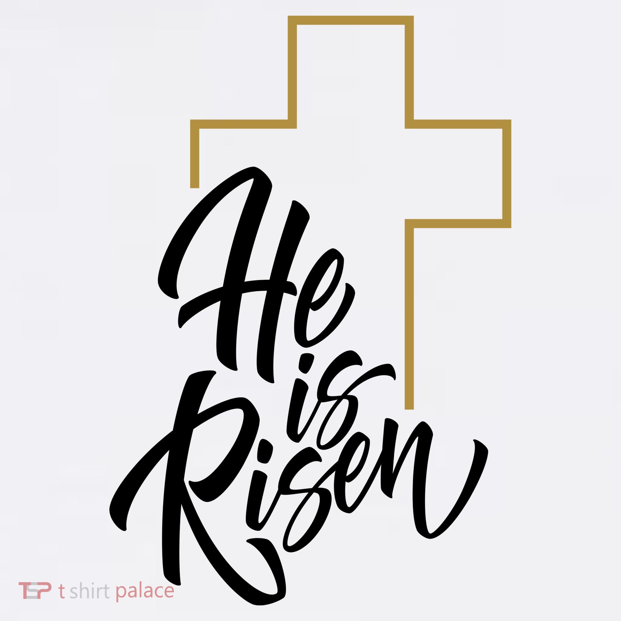 He Is Risen Easter Cross Christian Kids Hoodie