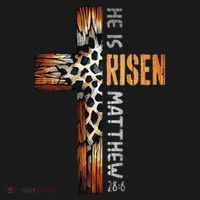 He Is Risen Cross Jesus Religious Christian Faith Easter Kids Sweatshirt thumb 2