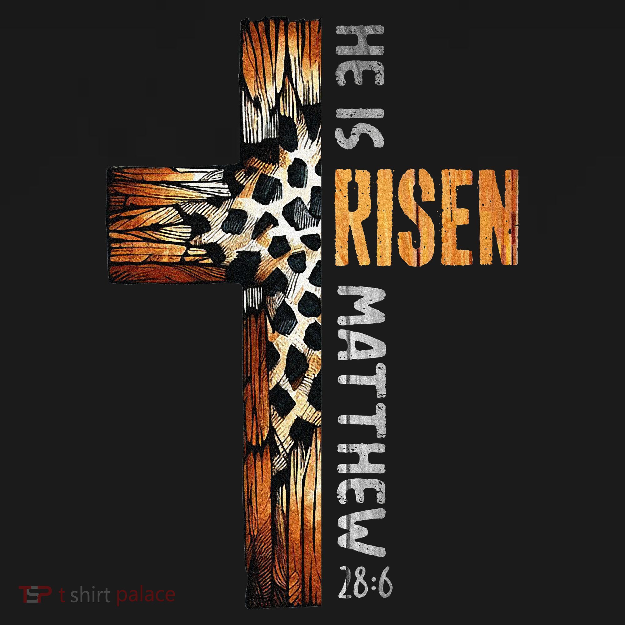 He Is Risen Cross Jesus Religious Christian Faith Easter Kids Sweatshirt