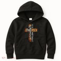He Is Risen Cross Jesus Religious Christian Faith Easter Kids Hoodie thumb 0