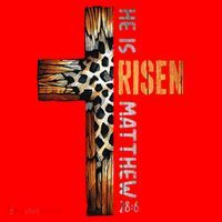 He Is Risen Cross Jesus Religious Christian Faith Easter Santa Hat thumb 1
