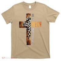 He Is Risen Cross Jesus Religious Christian Faith Easter T-Shirt thumb 0