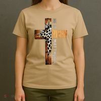 He Is Risen Cross Jesus Religious Christian Faith Easter T-Shirt thumb 4