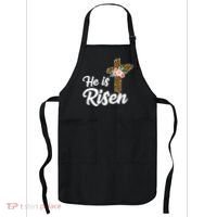 He Is Risen Jesus Christ Easter Cross Apron thumb 0
