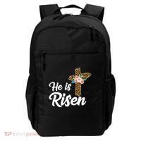 He Is Risen Jesus Christ Easter Cross Backpack thumb 0