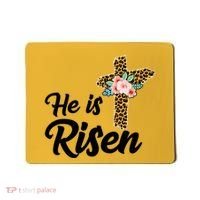He Is Risen Jesus Christ Easter Cross Mousepad thumb 0