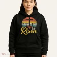 He Is Risen Christian Easter Jesus Hoodie thumb 5