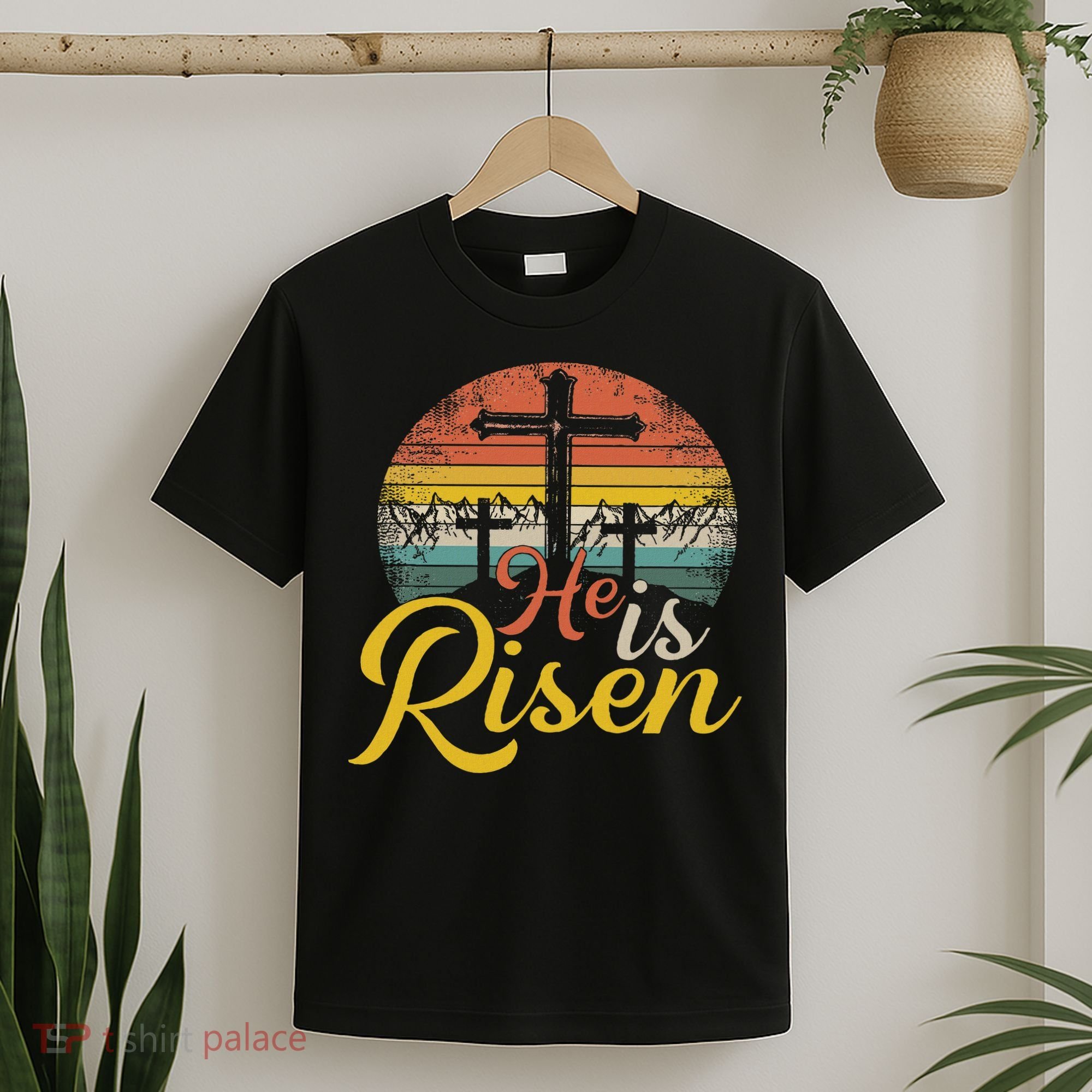 He Is Risen Christian Easter Jesus T-Shirt