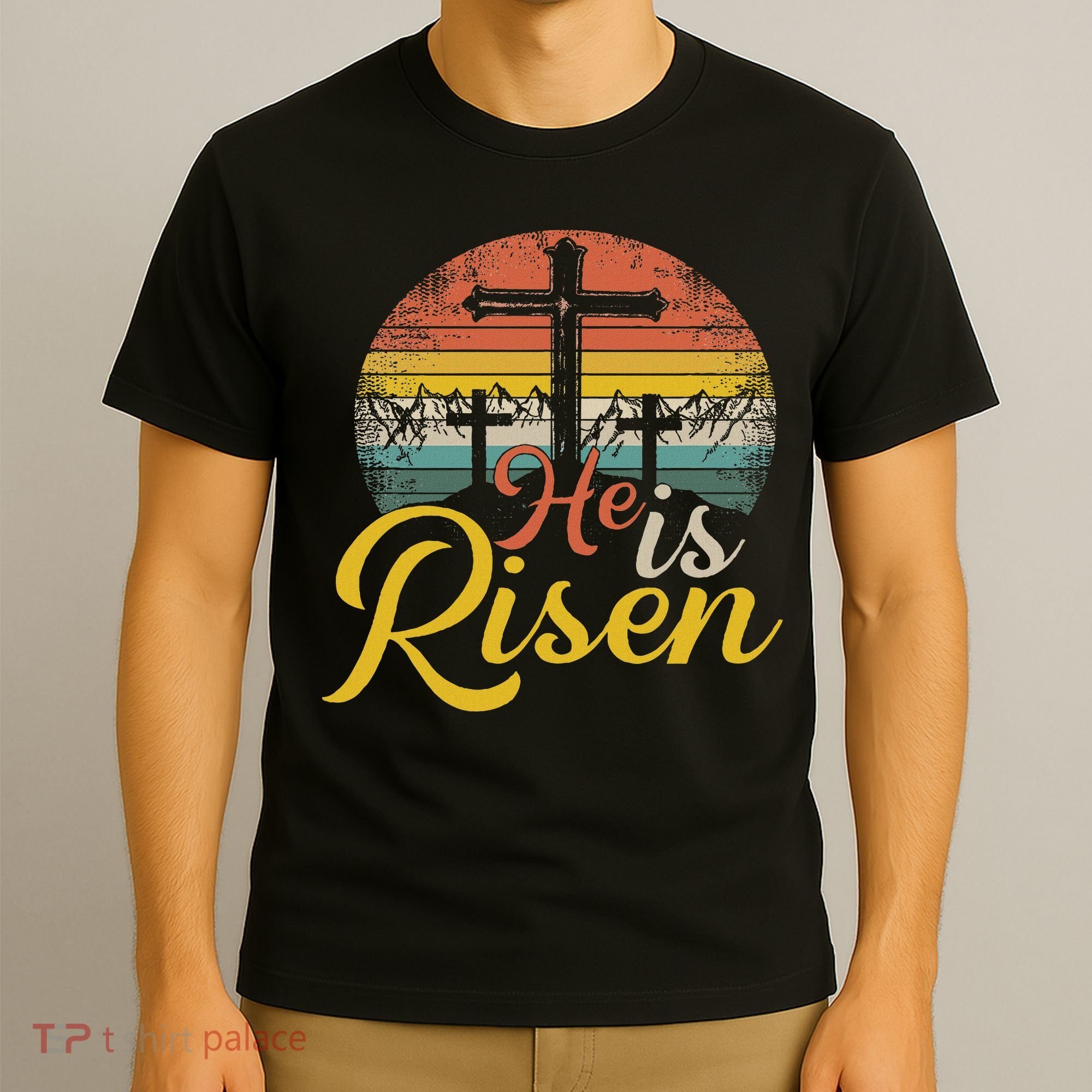 He Is Risen Christian Easter Jesus T-Shirt