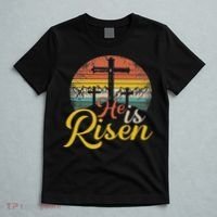 He Is Risen Christian Easter Jesus T-Shirt thumb 5