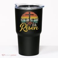 He Is Risen Christian Easter Jesus Tumbler thumb 0