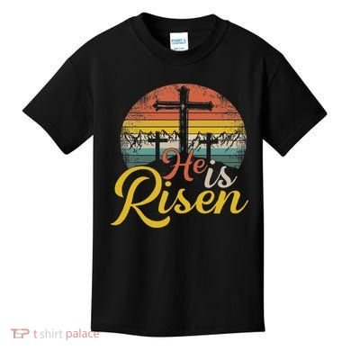 He Is Risen Christian Easter Jesus Kids T-Shirt