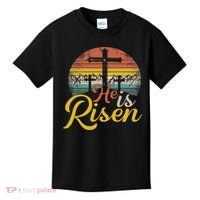 He Is Risen Christian Easter Jesus Kids T-Shirt thumb 0