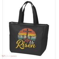 He Is Risen Christian Easter Jesus Tote Bag thumb 3
