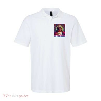 He Is Rizzen Jesus Portrait Risen Polo