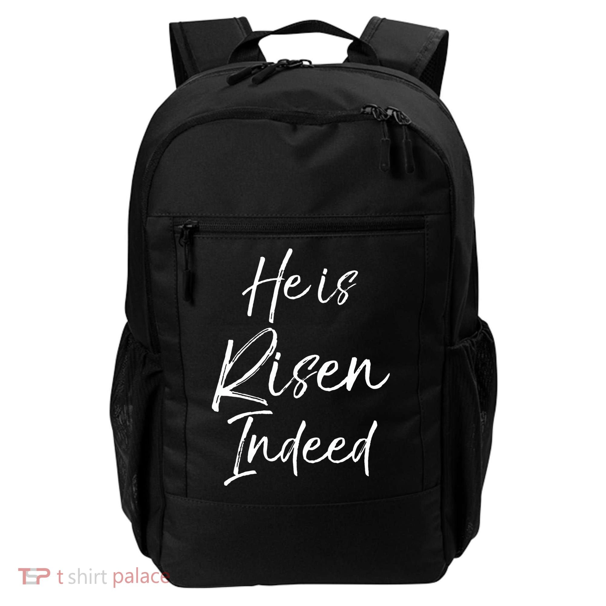 He Is Risen Indeed For Women Christian Easter Backpack