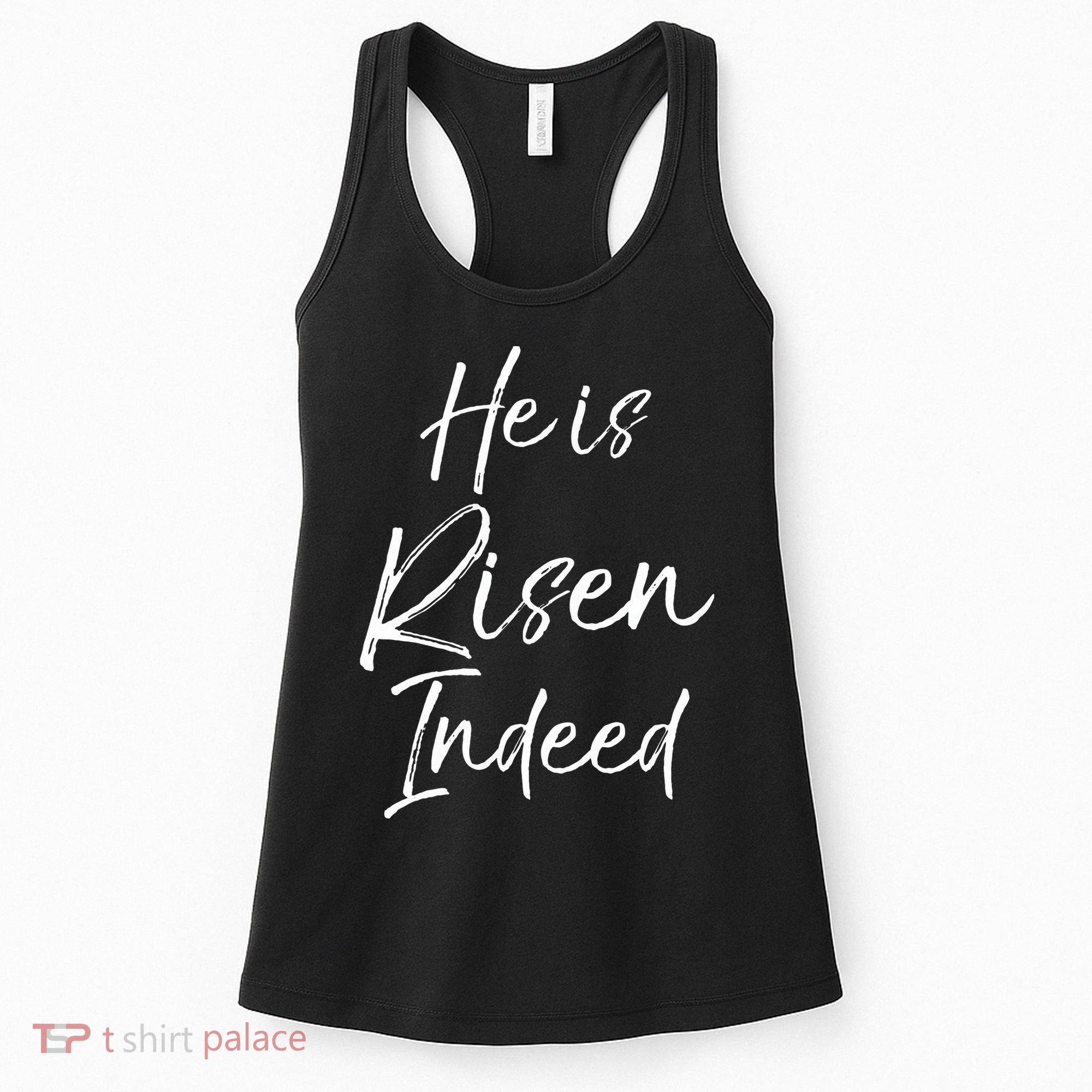 He Is Risen Indeed For Women Christian Easter Women's Tank Top