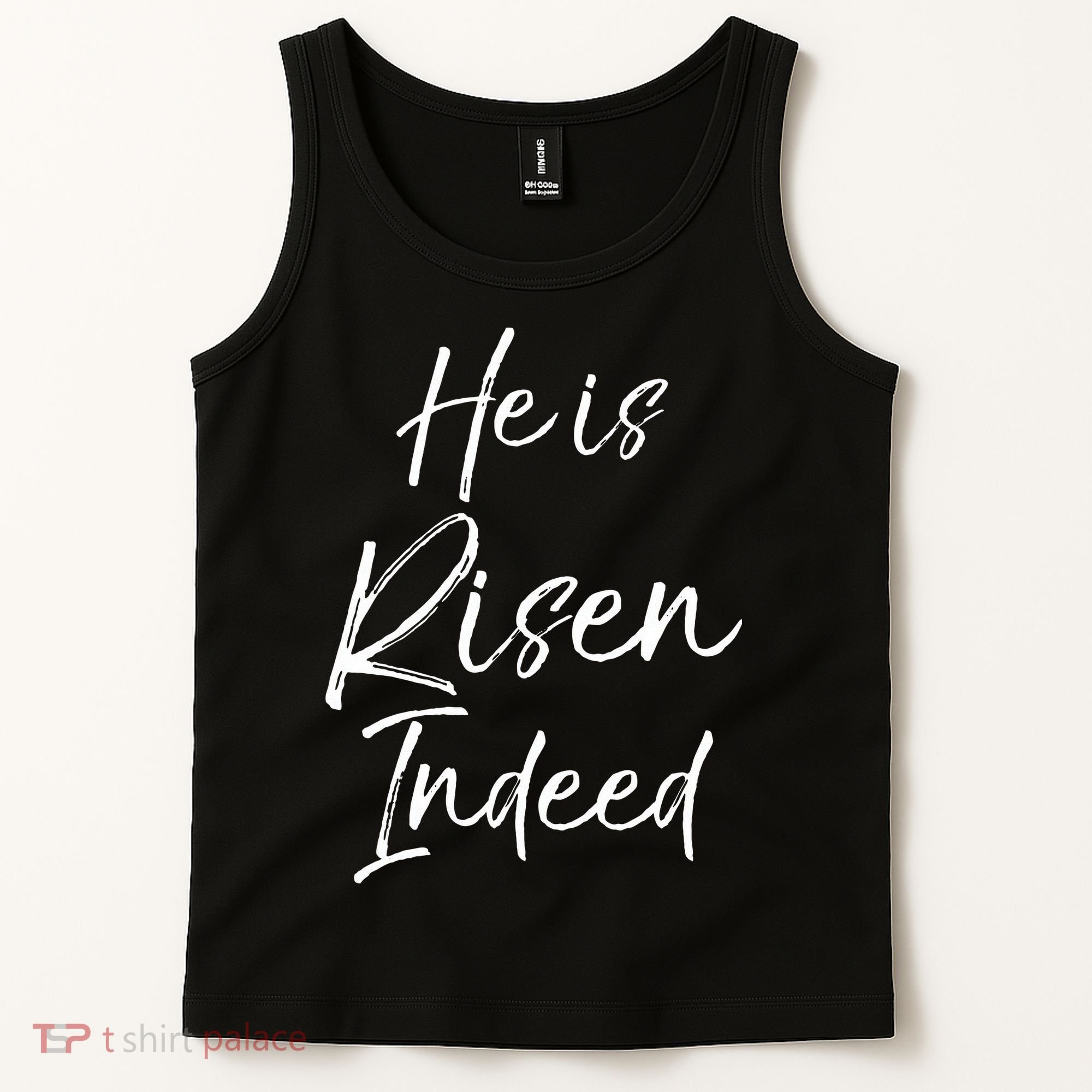He Is Risen Indeed For Women Christian Easter Tank Top