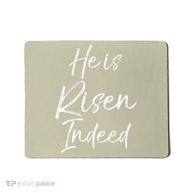 He Is Risen Indeed For Women Christian Easter Mousepad