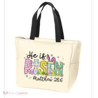 He Is Risen Jesus Christian Happy Easter Tote Bag thumb 3