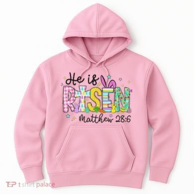 He Is Risen Jesus Christian Happy Easter Hoodie