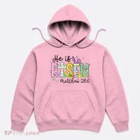 He Is Risen Jesus Christian Happy Easter Hoodie thumb 0