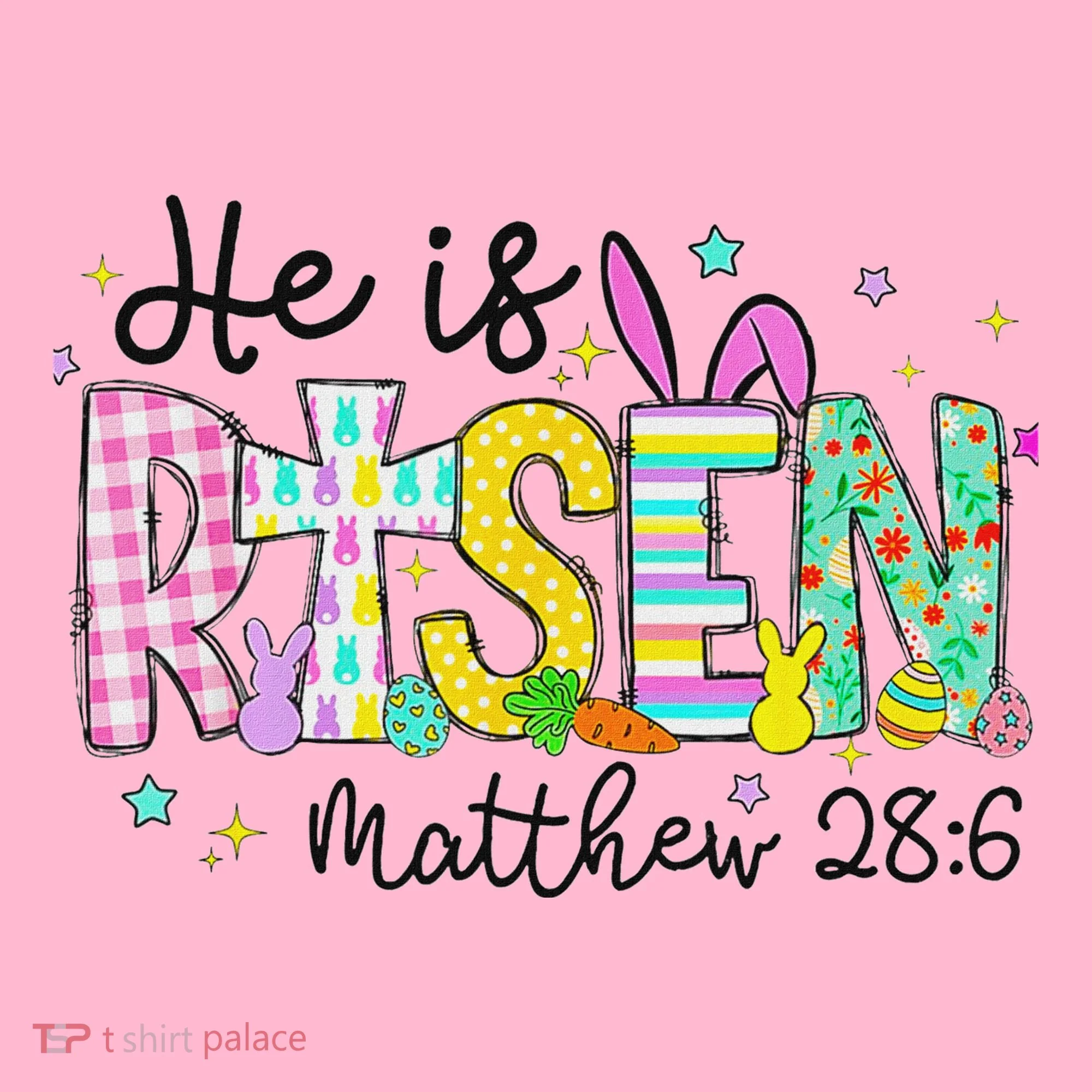 He Is Risen Jesus Christian Happy Easter Hoodie