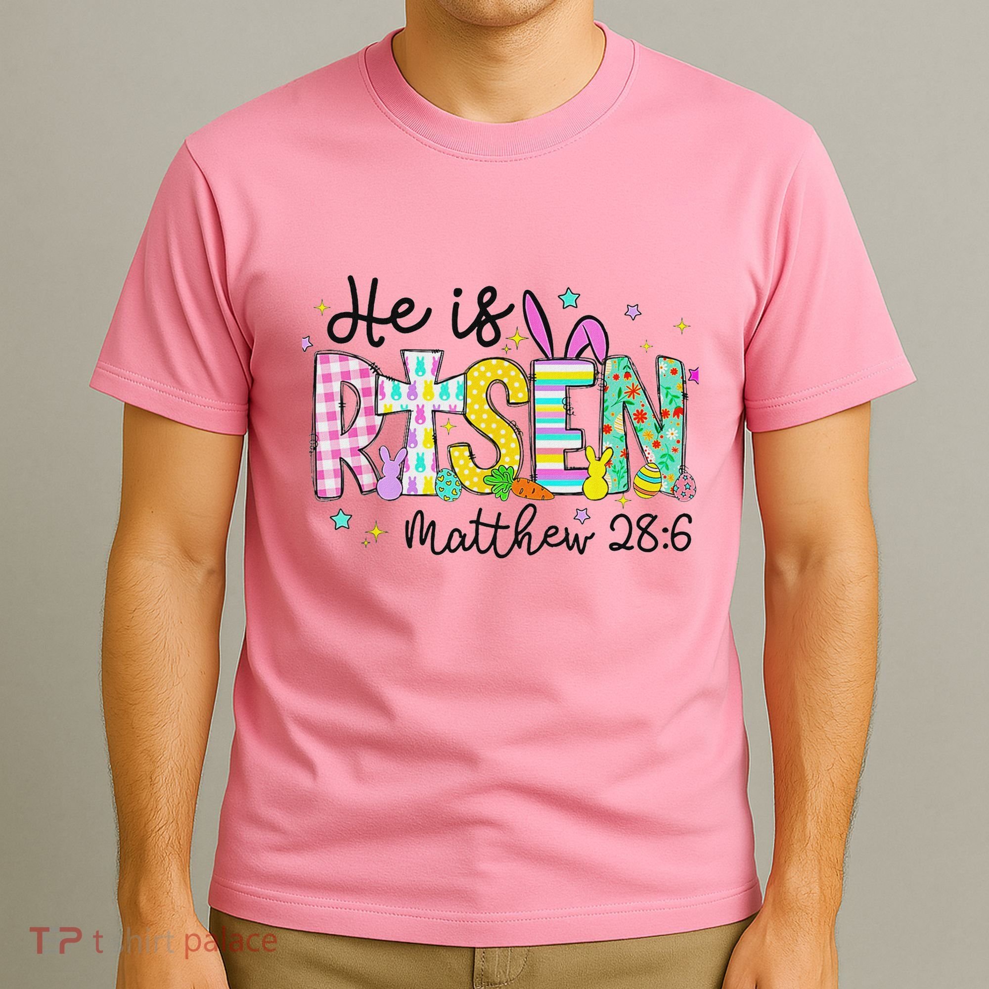 He Is Risen Jesus Christian Happy Easter T-Shirt