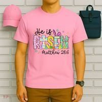 He Is Risen Jesus Christian Happy Easter T-Shirt thumb 6