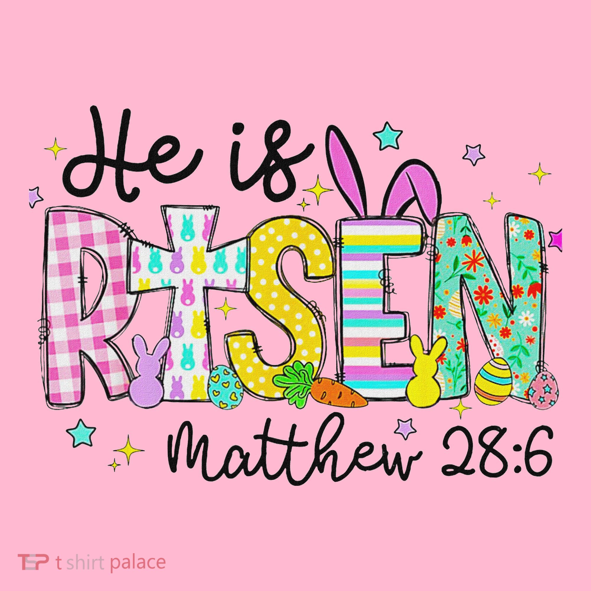 He Is Risen Jesus Christian Happy Easter Baby Bodysuit