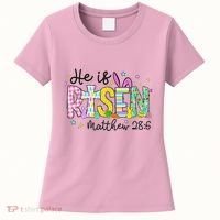 He Is Risen Jesus Christian Happy Easter Women's T-Shirt thumb 0