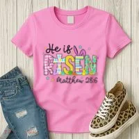 He Is Risen Jesus Christian Happy Easter Women's T-Shirt thumb 3