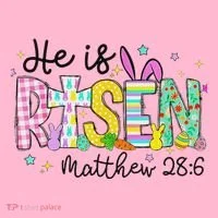 He Is Risen Jesus Christian Happy Easter Women's T-Shirt thumb 6
