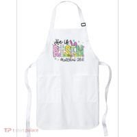 He Is Risen Jesus Christian Happy Easter Apron thumb 0