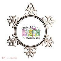He Is Risen Jesus Christian Happy Easter Ornament thumb 0