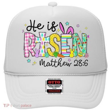 He Is Risen Jesus Christian Happy Easter Hat