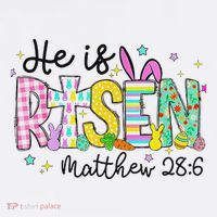 He Is Risen Jesus Christian Happy Easter Golf Towel thumb 3