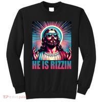He Is Rizzin Jesus Christ Sweatshirt thumb 0