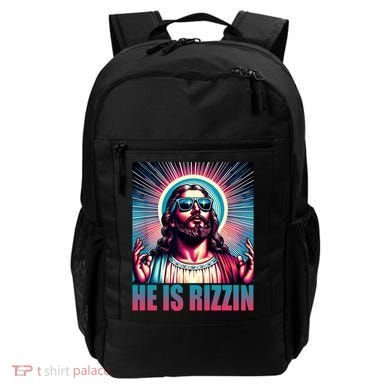 He Is Rizzin Jesus Christ Backpack