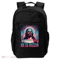 He Is Rizzin Jesus Christ Backpack thumb 0