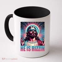 He Is Rizzin Jesus Christ Coffee Mug thumb 0