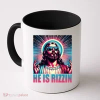 He Is Rizzin Jesus Christ Coffee Mug thumb 0