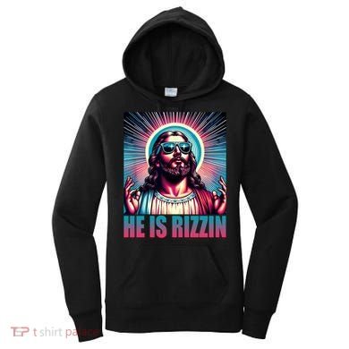 He Is Rizzin Jesus Christ Women's Hoodie